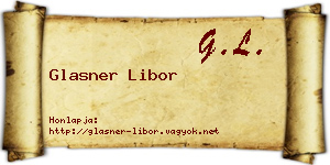 Glasner Libor névjegykártya